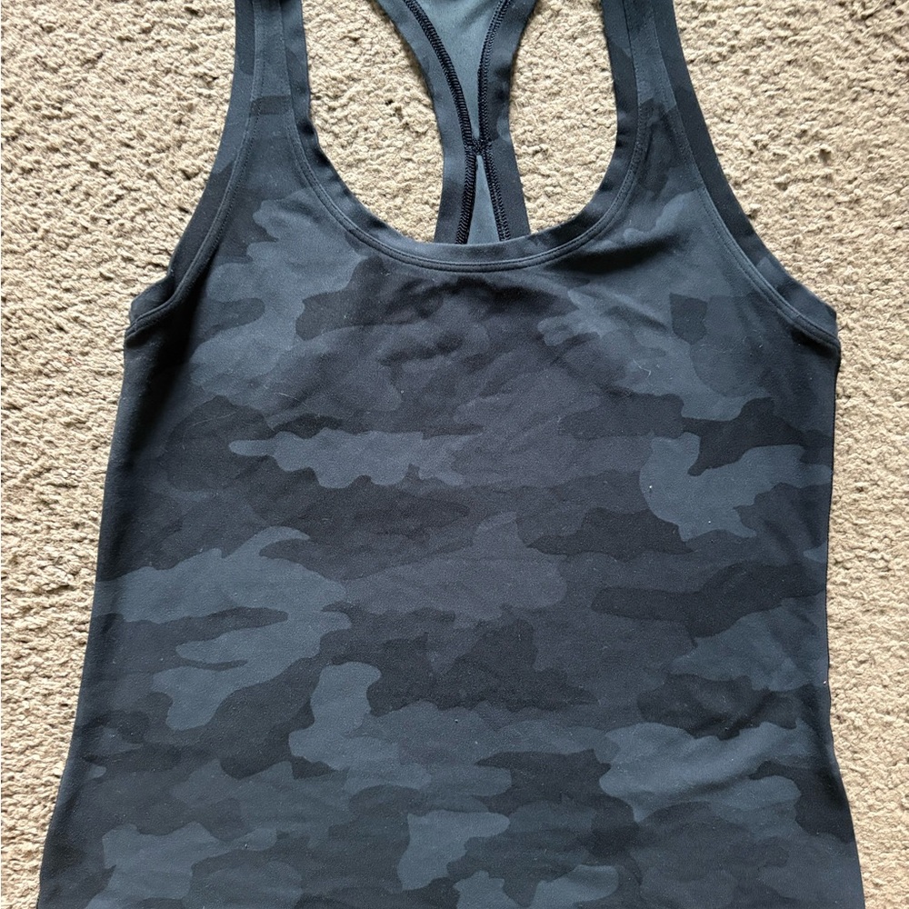 Lululemon Align Camouflage Racerback Tank Top size 4